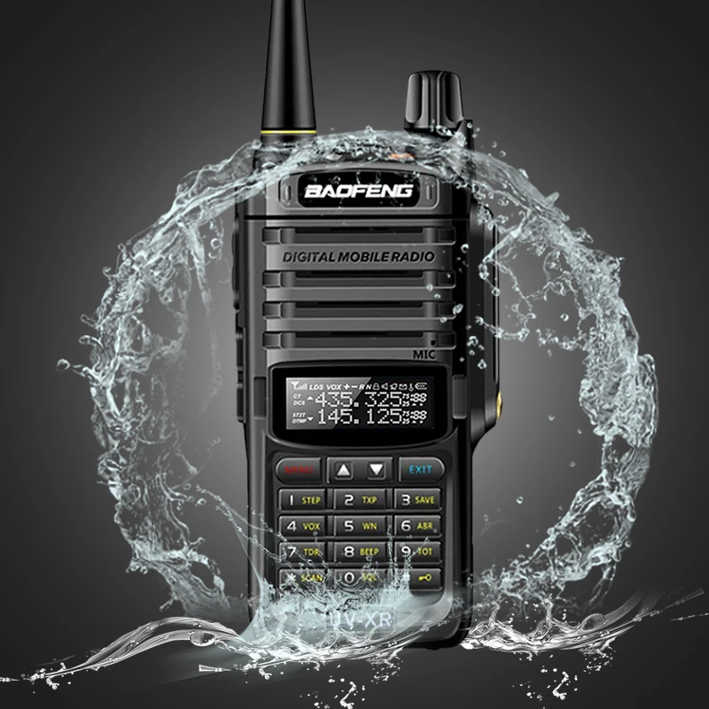 Baofeng UV-XR uv-9r uv9r плюс Водонепроницаемый иди и болтай Walkie Talkie 10 Вт мощное радио CB Портативный 10 км дальность двухстороннее радио