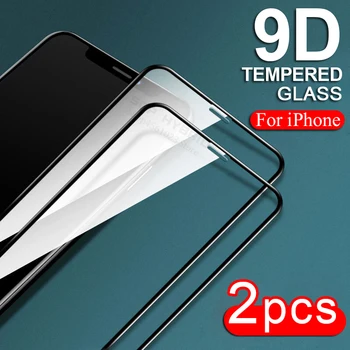 

9D Tempered Glass For iPhone 11 Pro 11Pro Max XR XS Max X S R SE 8 7 6 Plus iPhoneXR iPhone8 Screen Protector Protective Glass