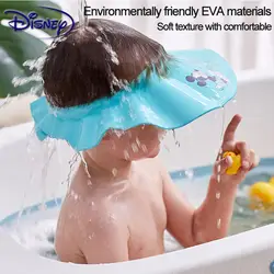 Disney Baby Mickey Wash Hair Shield детский душ для купания шапочка детский шампунь душ шапочка для купания мягкая Регулируемая Шапочка Для Купания