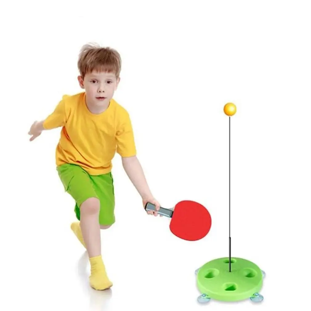 

Table Tennis Trainer with Elastic Soft Shaft Ping Pong Training Tools for Children Indoor or Outdoor Play
