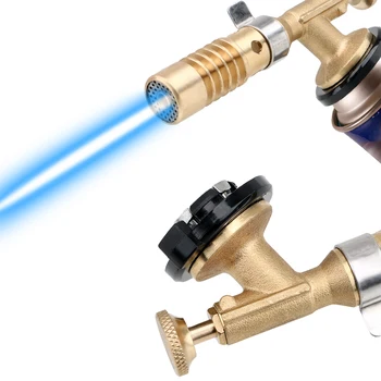 

Cooking Torch Copper Flame Gun Torch Heating Welding Butane Tig Welding Gas Torch Ignition For Camping Hiking Butane Lighter