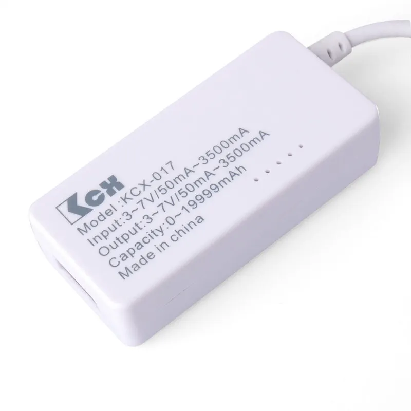 ЖК-дисплей USB зарядное устройство Емкость измеритель напряжения тока для телефона power bank