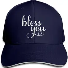 Bless You Унисекс бейсбольная кепка Классическая Регулируемая на липучке остроконечная сэндвич Кепка водителя грузовика