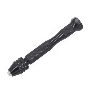 

Hand Drill Black Aluminum Alloy Multi-Function Wenwan Model Manual Drilling Drill Hand Drill Precision Chuck