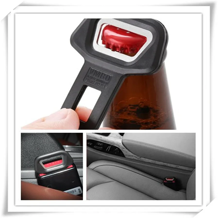 car auto seat belt buckle clip beer opener bottle For Kia Sportage Sorento Sedona ProCeed Optima K900 Soul Forte5 | Автомобили и
