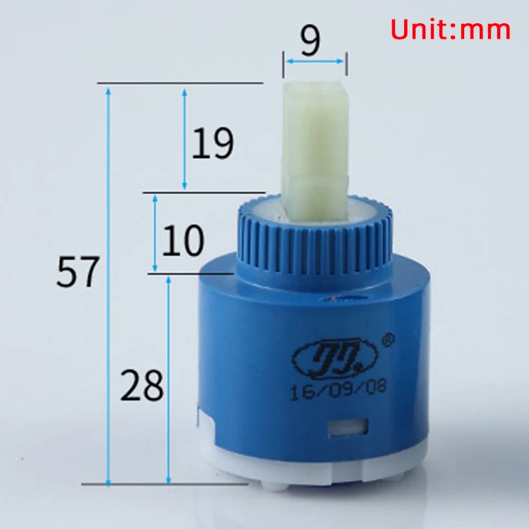 35mm/40mm ABS מקלחת טור ברז קרמיקה דיסק מחסנית ערבוב שסתום מיקסר מקלחת בר ברז אמבטיה ברז להחליף חלק