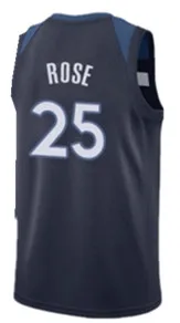 25 Derrick Rose JERSEY 22 Andrew Wiggins 23 Jimmy Butler 32 баскетбольные майки Karl-Anthony Towns - Цвет: 2018 new