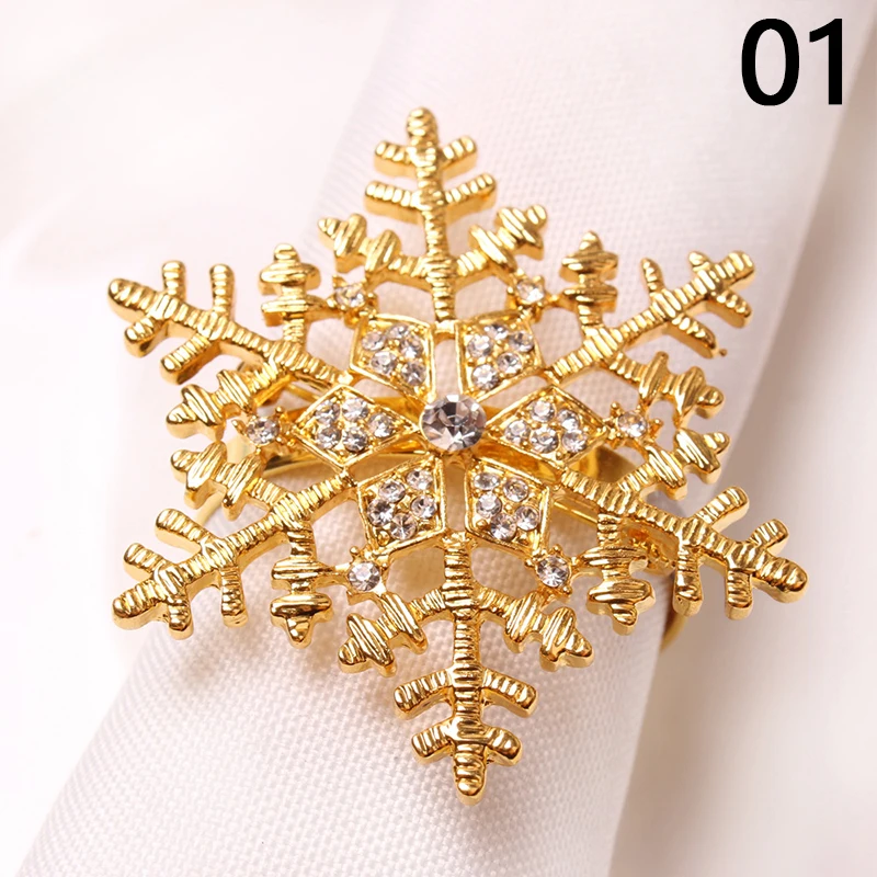 Christmas Metal Napkin Rings 4