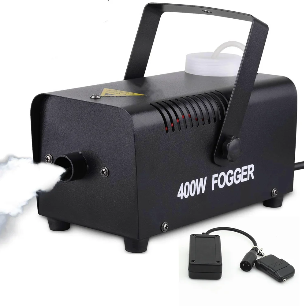 

Wireless 400 Watt Fog Machine With Remote Control For Party Live Concert DJ Bar Stage Effect Fogger Mist Ejector Smoke Thrower