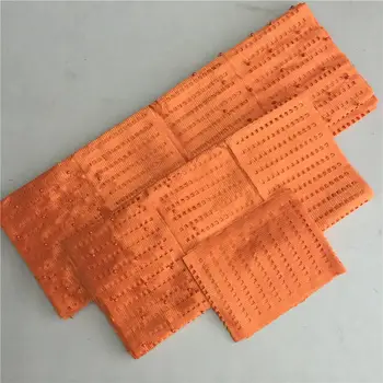 

pure color aso oke for matching dress / asooke head tie with hole for evening dress 30