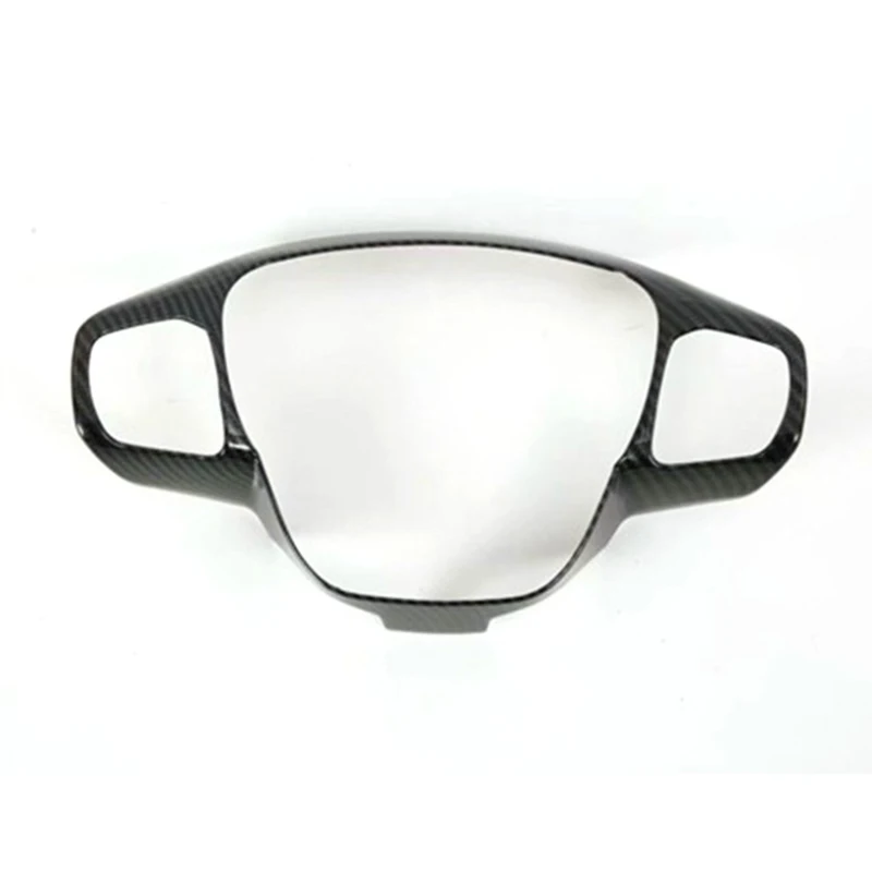 Накладка на руль из углеродного волокна декоративная рамка отделка для салона