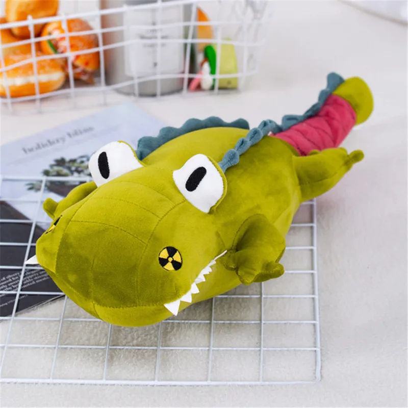 New Sharks Whale Crocodile Chimpanzee Puppy Dog Plush Toys Funny Cartoon Animals Knocks Back Massage Hammer Stuffed Dolls (11)
