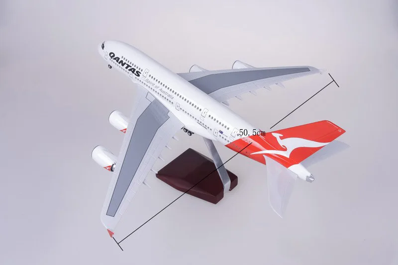 1: 160 авиакомпания литья под давлением дух Австралии QANTAS A380 модель самолета с светильник коллекция колес 380 модели игрушки