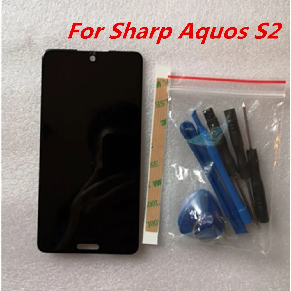 

New For Sharp Aquos S2 Cell Phone LCD Display + Touch Screen Digitizer Assembly Replacement Glass For Sharp Aquos S3 MINI FS8018