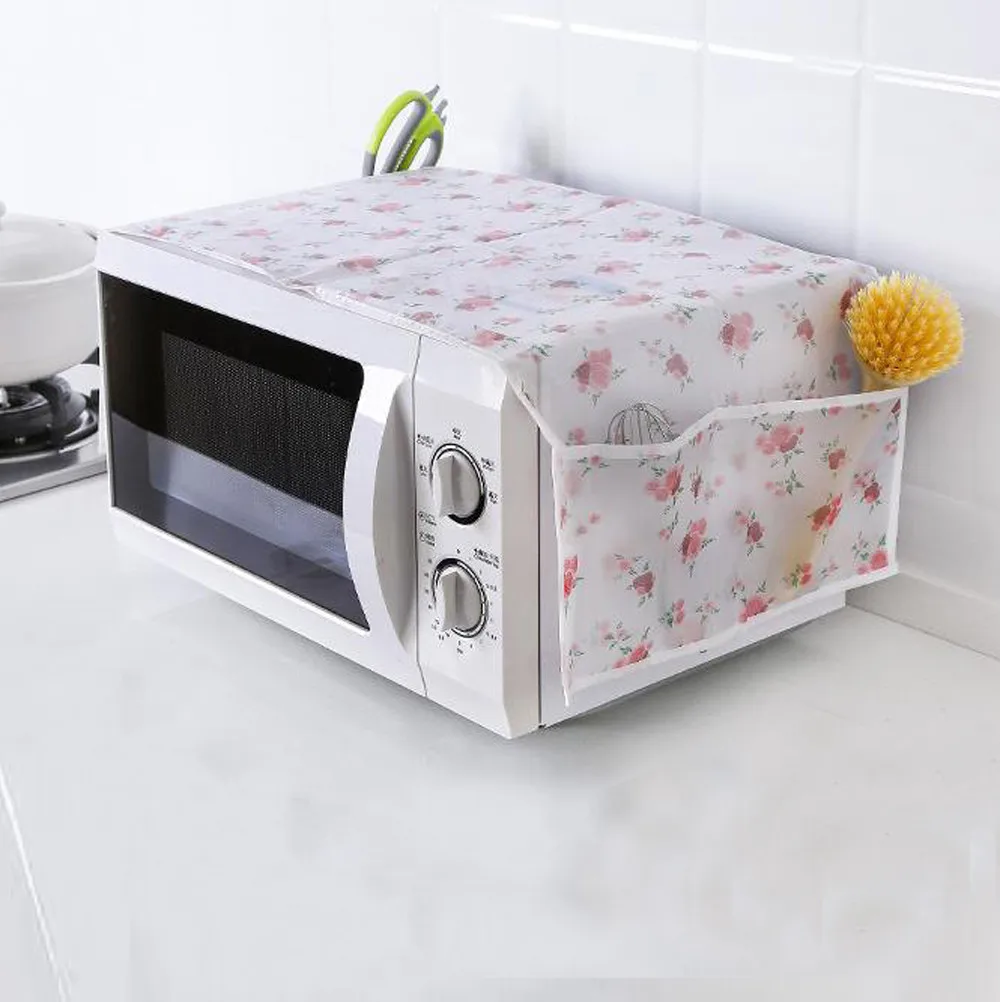 Пылезащитная крышка Бытовая Водонепроницаемая микроволновая печь Экологичная Пылезащитная крышка с сумкой для хранения для кухни Полезная миккруловая посуда