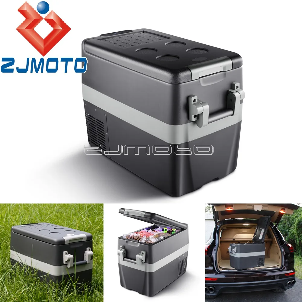 

-18ºC to 10ºC Auto Car Fridge Freezer Truck Home 40L Portable Family Traveling Fishing Car Refrigerator Refrigeration Cooler