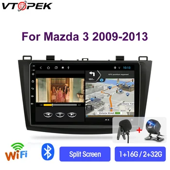 

Vtopek 2din Android 9.0 T3L Wifi Car Radio Multimedia Video Player Navigation GPS For Mazda 3 2009-2013 Mazda3 2 Din Head Unit
