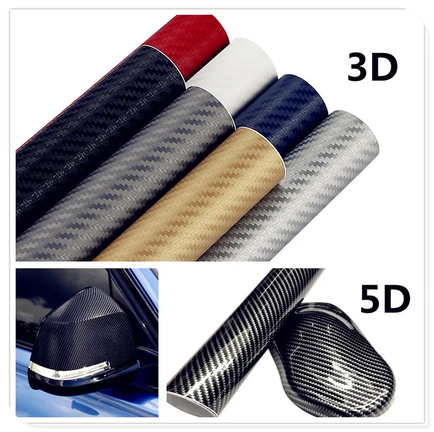 

127cm 3D 5D CAR Carbon Fiber Vinyl stickers Decals FOR Chevrolet Blazer Traverse Tahoe Equinox Trax Sonic FNR-X Bolt