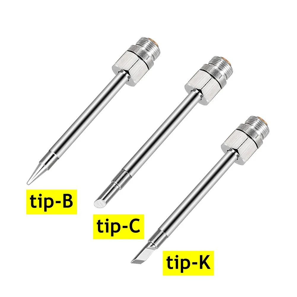 aluminum filler rod 3Pcs 8w 2in 510 Interface Soldering Iron Tip Mini Portable USB B/C/K Welding Tips Head For Rework Soldering Station lead welding torch