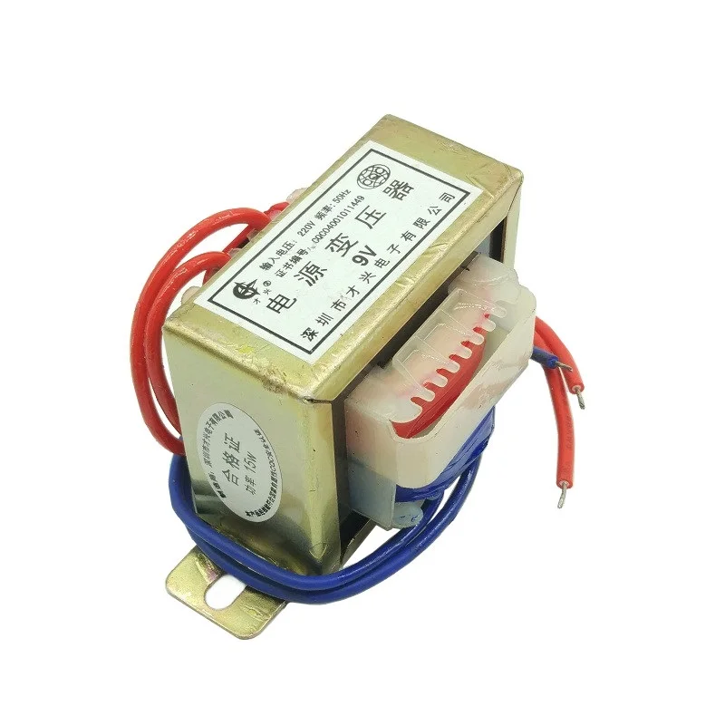EI-15W Тип 15 Вт трансформатор CX-15VA 220 В до 9 в AC9V 1.6A AC 9 В трансформатор