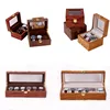 2/3/6 Grids Wooden Watch Box Retro Watch Case Holder Organizer Storage Box for Men Watches Jewelry Boxes Display Best Gift ► Photo 2/6
