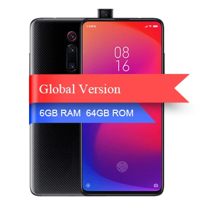 Смартфон Xiaomi Mi 9T 6GB 64GB Snapdragon 730 6,39 ''AMOLED 4000mAh Superbattery 18W QC 3,0 48MP Trible Camera - Цвет: Carbon Black