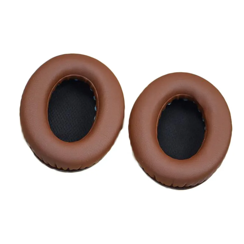 Brown Replacement Earpads Ear Pad Cushion Cover Fit For BOSE QC35 QC25 QC15 AE2 Headphone Memory Foam Pads Ear Cover Repair Parts - Цвет: Brown