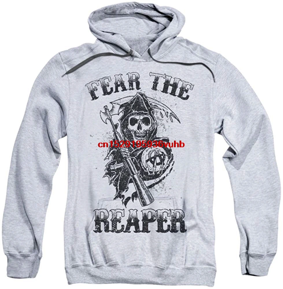 Мужская толстовка с капюшоном надписью Sons of Anarchy и Fear The Reaper| |