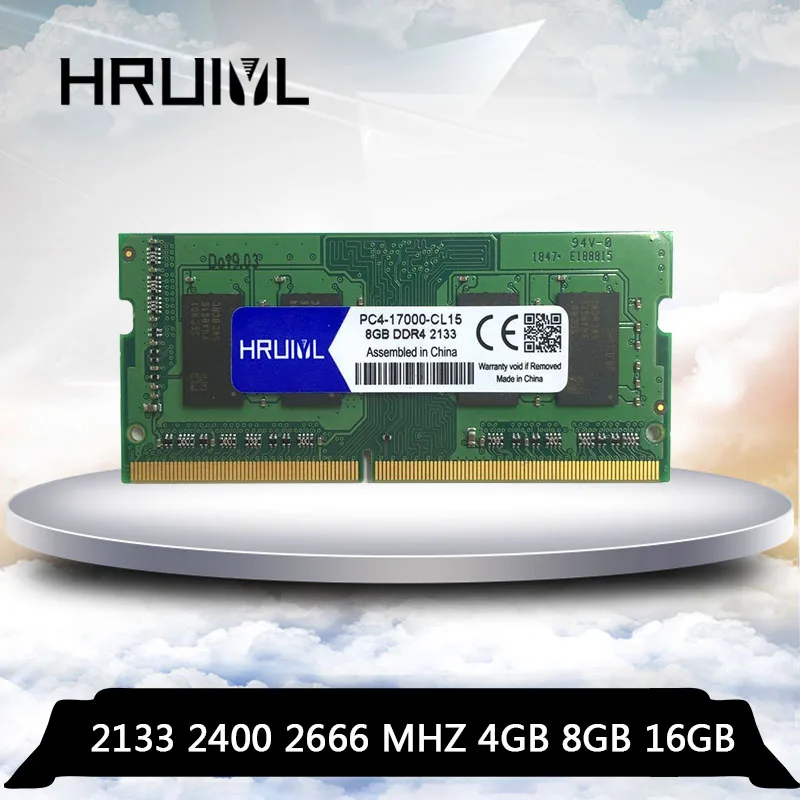 HRUIYL ноутбук DDR4 4 ГБ 8 16 4G 8G 16G ОЗУ память DDR Φ 2133 2400 2666 МГц 260 pin SODIMM|Оперативная память|