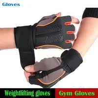 Sports Fitness Weight Lifting Gym Gloves Training Fitness Bodybuilding Workout Anti-Slip Palm Wrist Wrap Exercise Glove for Men 1