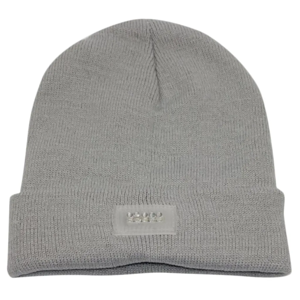 

New Unisex Knitted Hats Adult LED Light-up Knitted Night Run Hat Casual Warm Winter Beanie Outdoor Adjustable Hat Sombrero