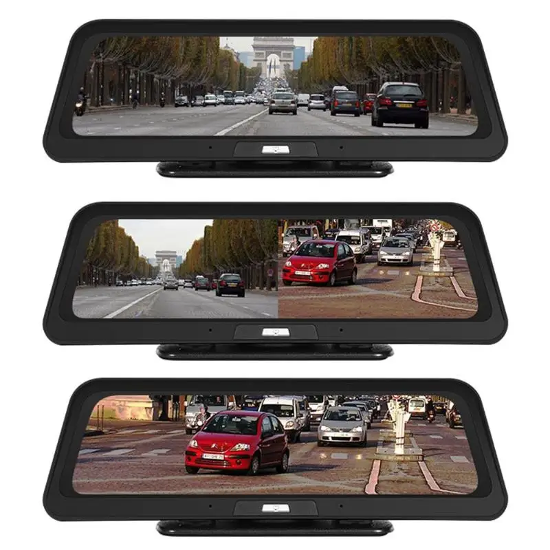 E92 9,66 дюймов Full HD 1080P Автомобильный видеорегистратор Камера с двойным объективом ночного видения Цифровая видеокамера авторегистратор