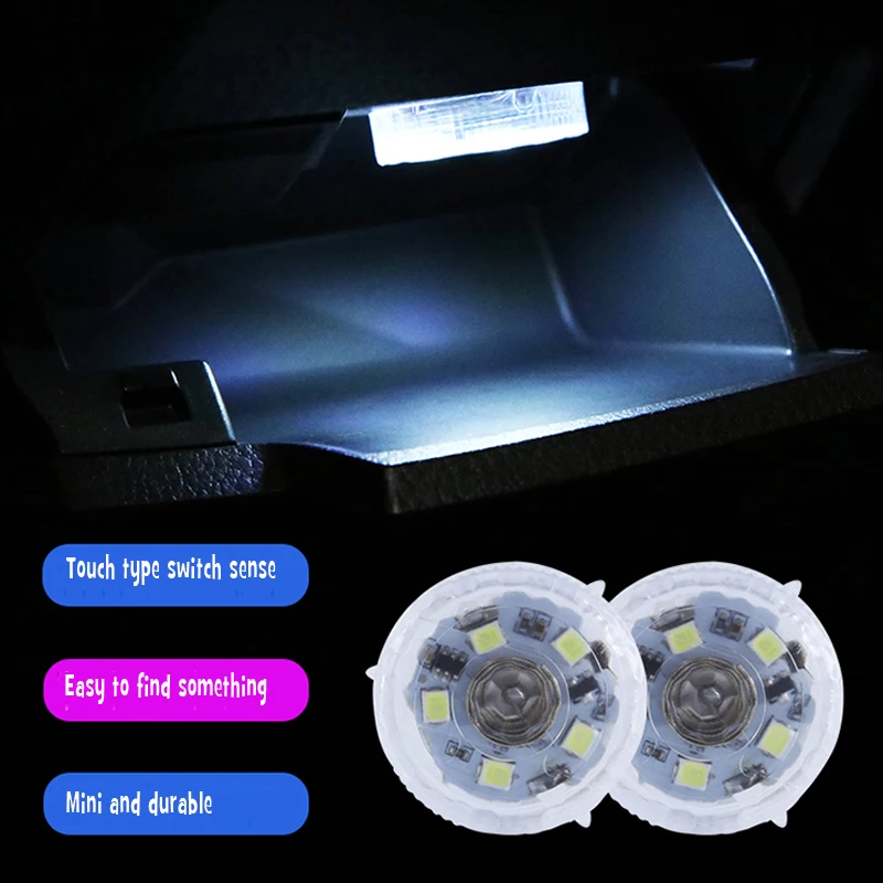 

New Style Car Switch Touch Control LED Ambient Light Lighting Lamp Car Mounted Wireless Foot Lighting Lights