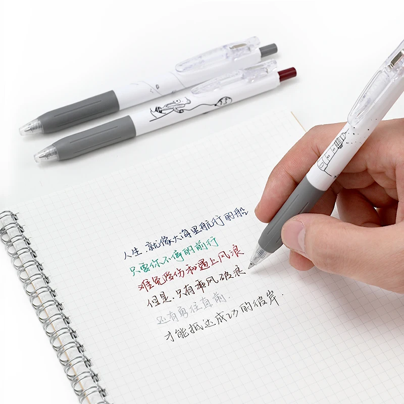1 шт. ZEBRA JJ15BZK SARASA LIFE Custom Version JJ15 гелевая ручка 0 5 Is Not Stuffy Design Joint Name Doodle Simple White