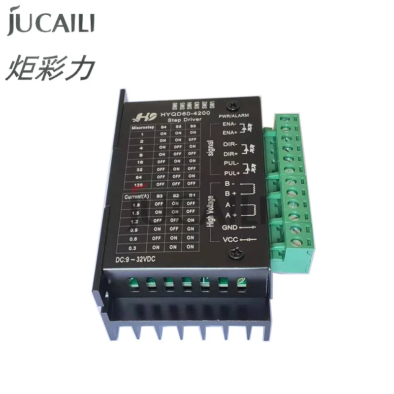 Driver Jucaili принтер шаговый двигатель с HYQD60-4200 драйвера для xp600 головка для Allwin Xuli эко сольвентный принтер Бумага подающий мотор - Цвет: Driver