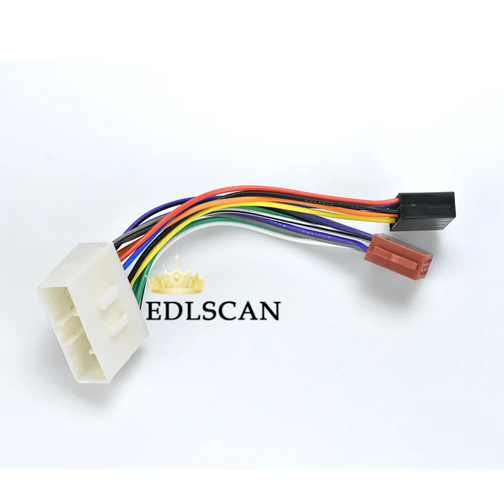 EDLSCAN АВТО ISO радиа адаптер кабель для Ssang Yong 2005+ для Daewoo 1997+ автостерео радио жгут проводов адаптер 12-005
