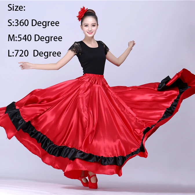 Spanish Flamenco Dance Dress For Women 360 720 Degree Performance  Bullfighting Costume With Swing Flamenco Skirt And Faldas Flamencas Mujer  From Beverlery, $33.93