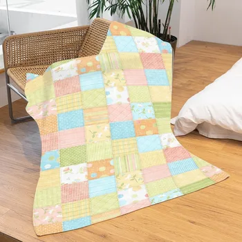 

DIY Custom Blanket Cute Autumn and Winter Warm Sofa Blanket HD Digital Printing Double-Sided Flannel Airable Blanket
