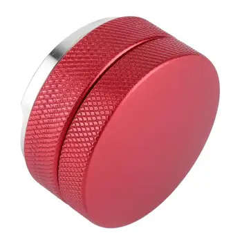 

Espresso 58Mm Coffee Distributor Leveler Tool Macaron Coffee Tamper With Three Angled Slopes-Red