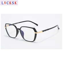 TR90 полигон синий светильник Блокировка близорукость очки женские мужские компьютерные игровые очки ретро очки для близоруких 0,-1,0~-6,0 N5