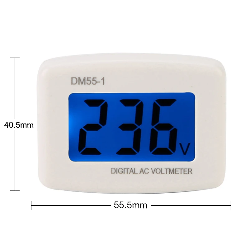 LED Digital Voltage Meter Sri Lanka DM55 110220V Voltage Measuring