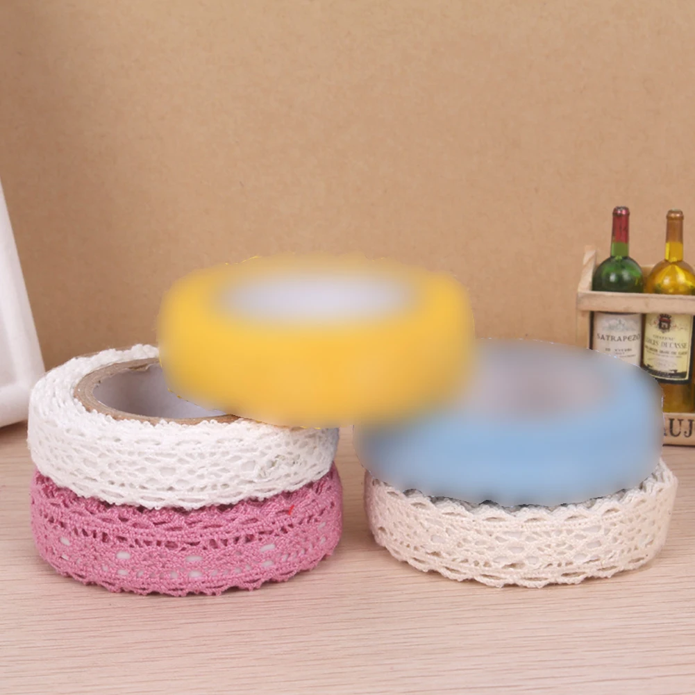 DIY ремесло обертывание Скрапбукинг декоративная упаковка самоклеющиеся многоцелевые подарки домашний стикер кружевная лента Свадьба Рождество