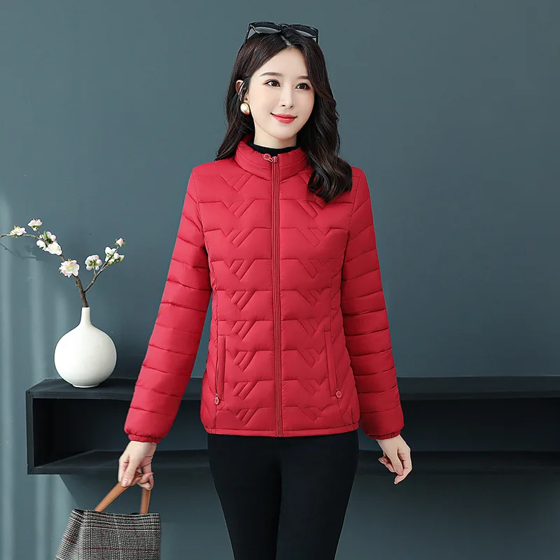 Women's Clothing Autumn Winter Cotton Padded Jacket Short Style Outer