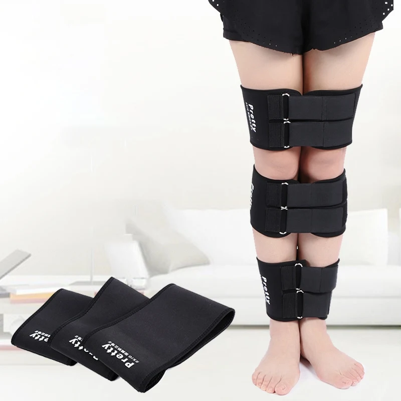 

3pcs/Set O/X Legs Posture Corrector Correction Braces Bandage Knock Bowlegs Orthotic Straightening Thigh Knee Pads Support