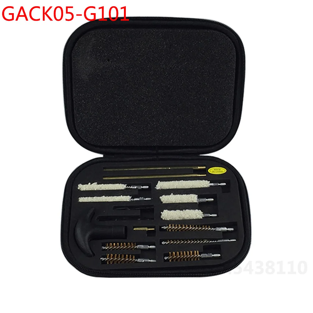 

Universal Gun Cleaning Kit For Rifle Pistol Handgun Shotgun Brush Tool Portable Case Hunting Accessories