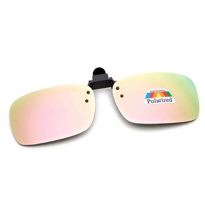 PK-L Polarized Clip On Sunglasses Near-Sighted Driving Night Vision Lens Anti-UVA Anti-UVB Car Driver Goggles Sunglasses Clip - Название цвета: PK-L
