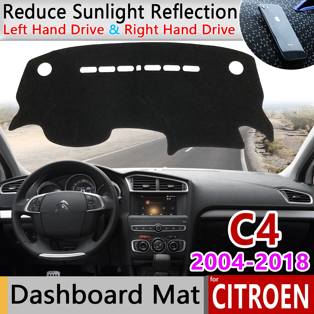 Alfombrilla Antideslizante Para Salpicadero Seat León 2005-2012 - Negro