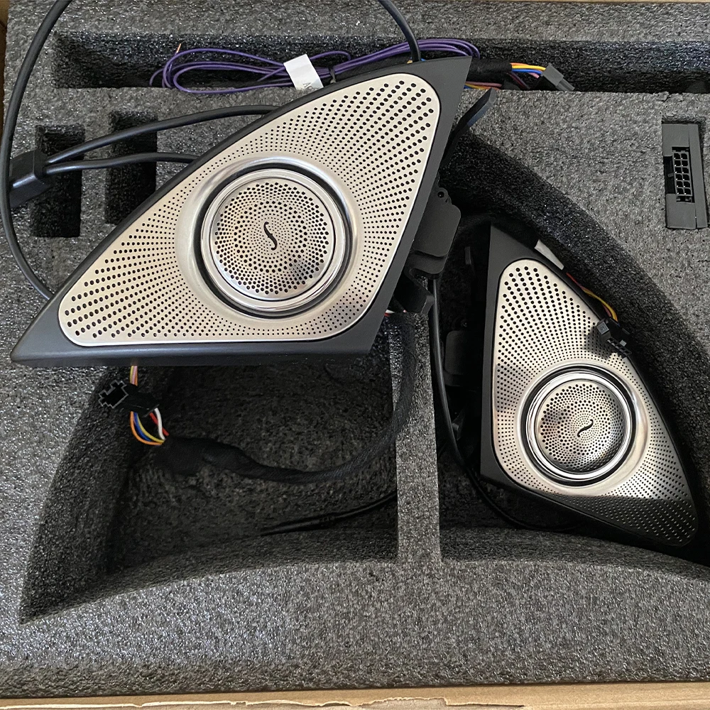 12colorLEDCarSpeakerAmbientlightForMercedesBenzGLAW176Door