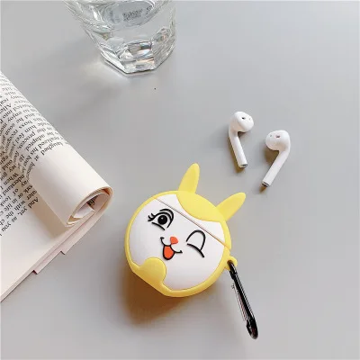 GR-40 Мультфильм DC фильм Джокер Airpods брелок силиконовый Bluetooth беспроводной Чехол для гарнитуры для Airpods 2 защитный Брелок «Обложка» - Цвет: GR-40