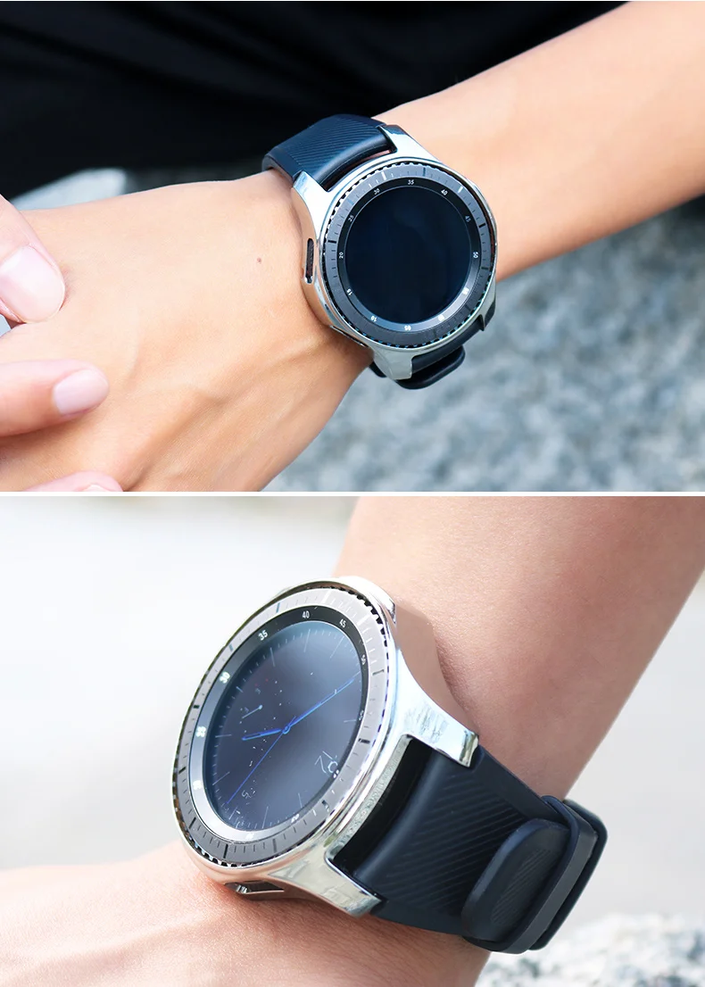 Gear S3 чехол 22 мм для samsung Galaxy Watch 46 мм 42 мм ремешок чехол Мягкий ТПУ покрытие все вокруг Защитный чехол рамка